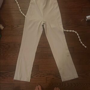 Lululemon Athletica Cream Straight Leg Pants